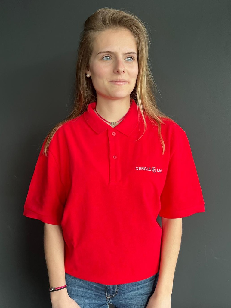 Polo Blanc ou Rouge (Rouge, S, Homme)